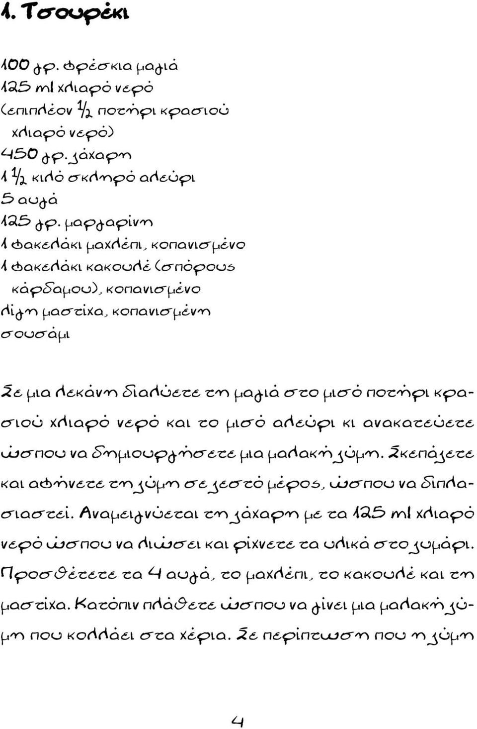 χλιαρό νερό και το μισό αλεύρι κι ανακατεύετε ώσπου να δημιουργήσετε μια μαλακή ζύμη. Σκεπάζετε και αφήνετε τη ζύμη σε ζεστό μέρος, ώσπου να διπλασιαστεί.