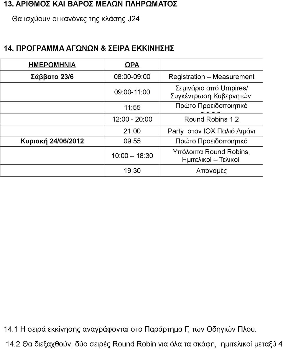 Κυβερνητών 11:55 Πρώτο Προειδοποιητικό a.s.a.p.