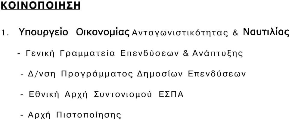 Επενδύσεων & Ανάπτυξης - Δ/νση