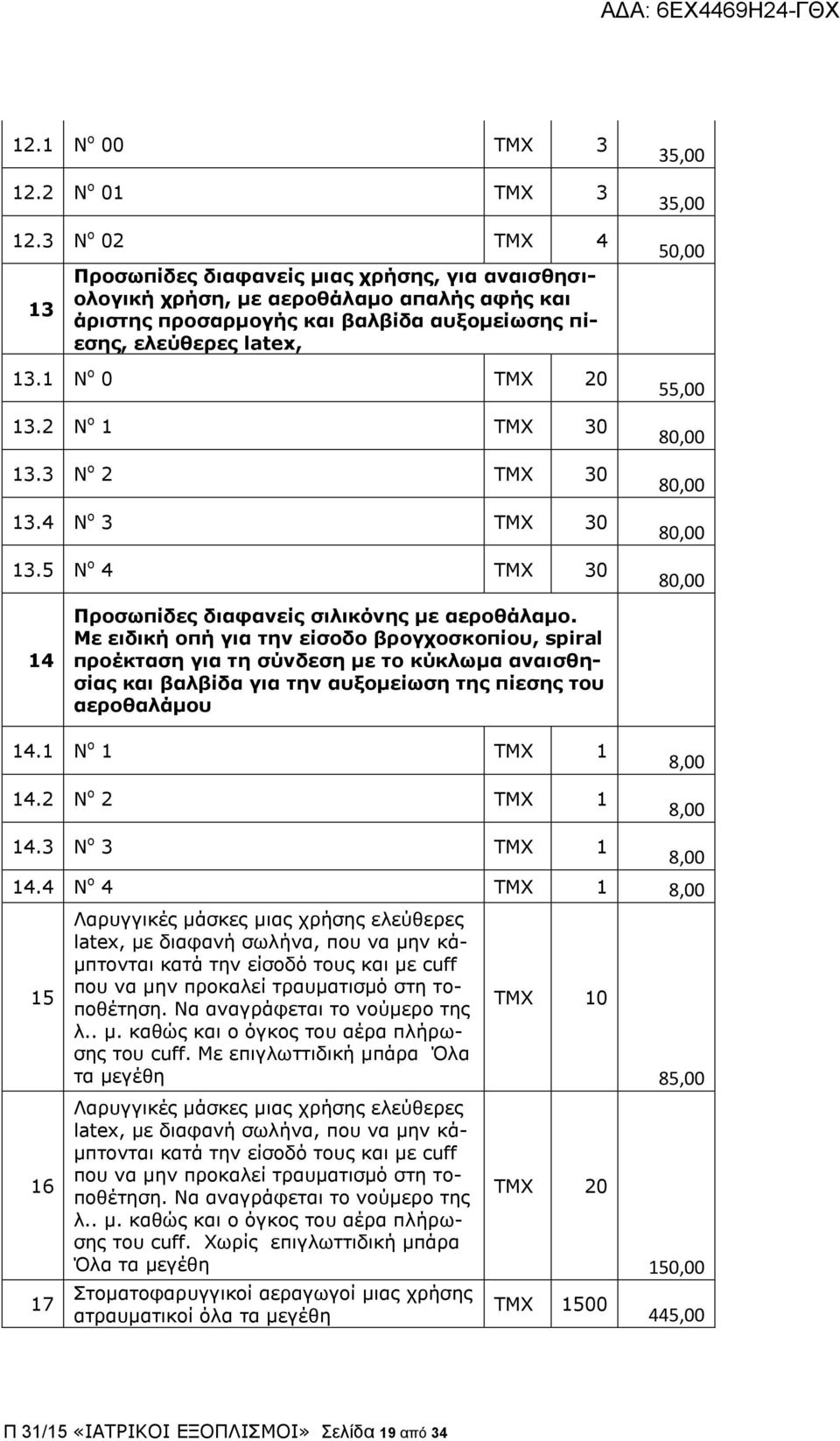 2 Λ ν 1 TMX 30 13.3 Λ ν 2 TMX 30 13.4 Λ ν 3 TMX 30 13.5 Λ ν 4 TMX 30 14 Πξνζσπίδεο δηαθαλείο ζηιηθόλεο κε αεξνζάιακν.