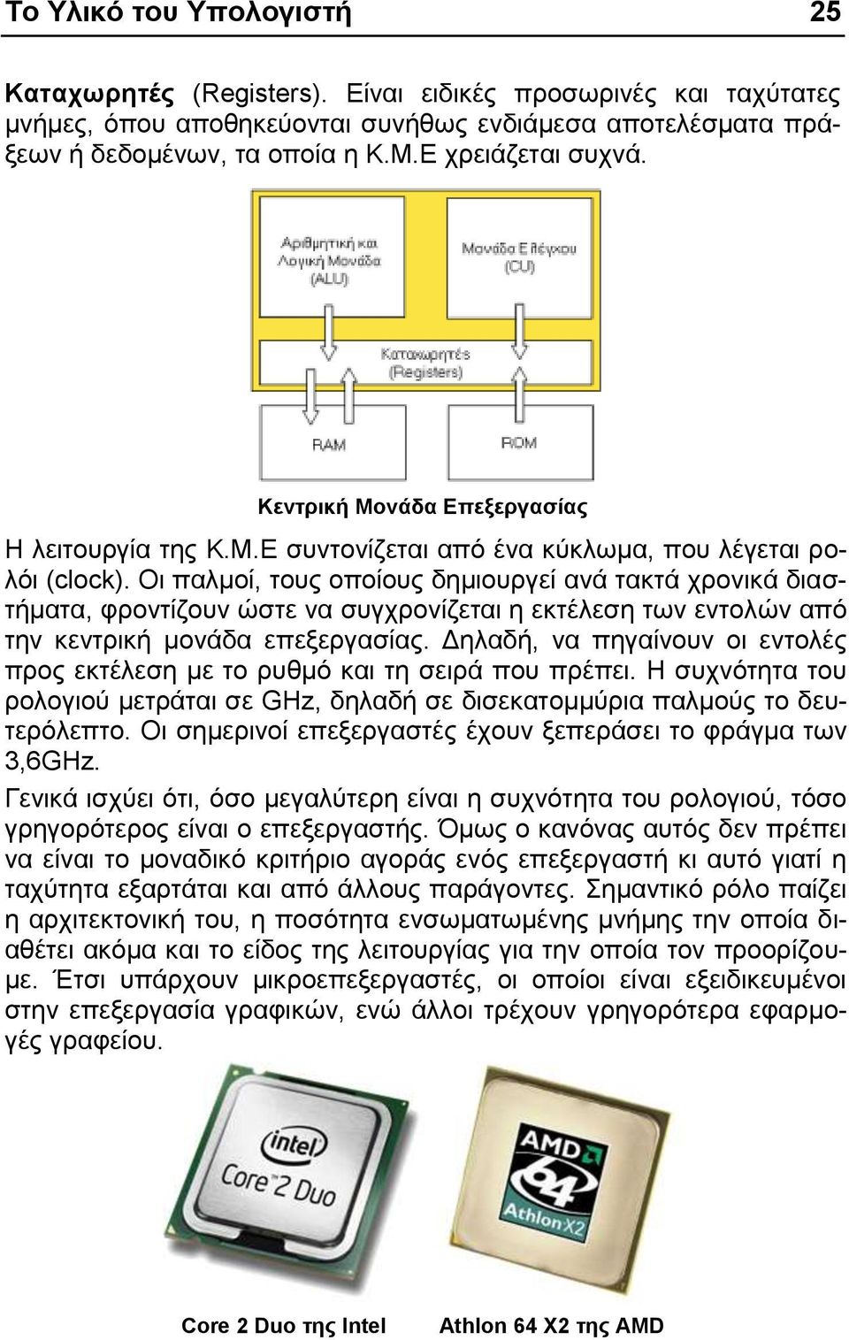 Οη παικνί, ηνπο νπνίνπο δεκηνπξγεί αλά ηαθηά ρξνληθά δηαζηήκαηα, θξνληίδνπλ ώζηε λα ζπγρξνλίδεηαη ε εθηέιεζε ησλ εληνιώλ από ηελ θεληξηθή κνλάδα επεμεξγαζίαο.