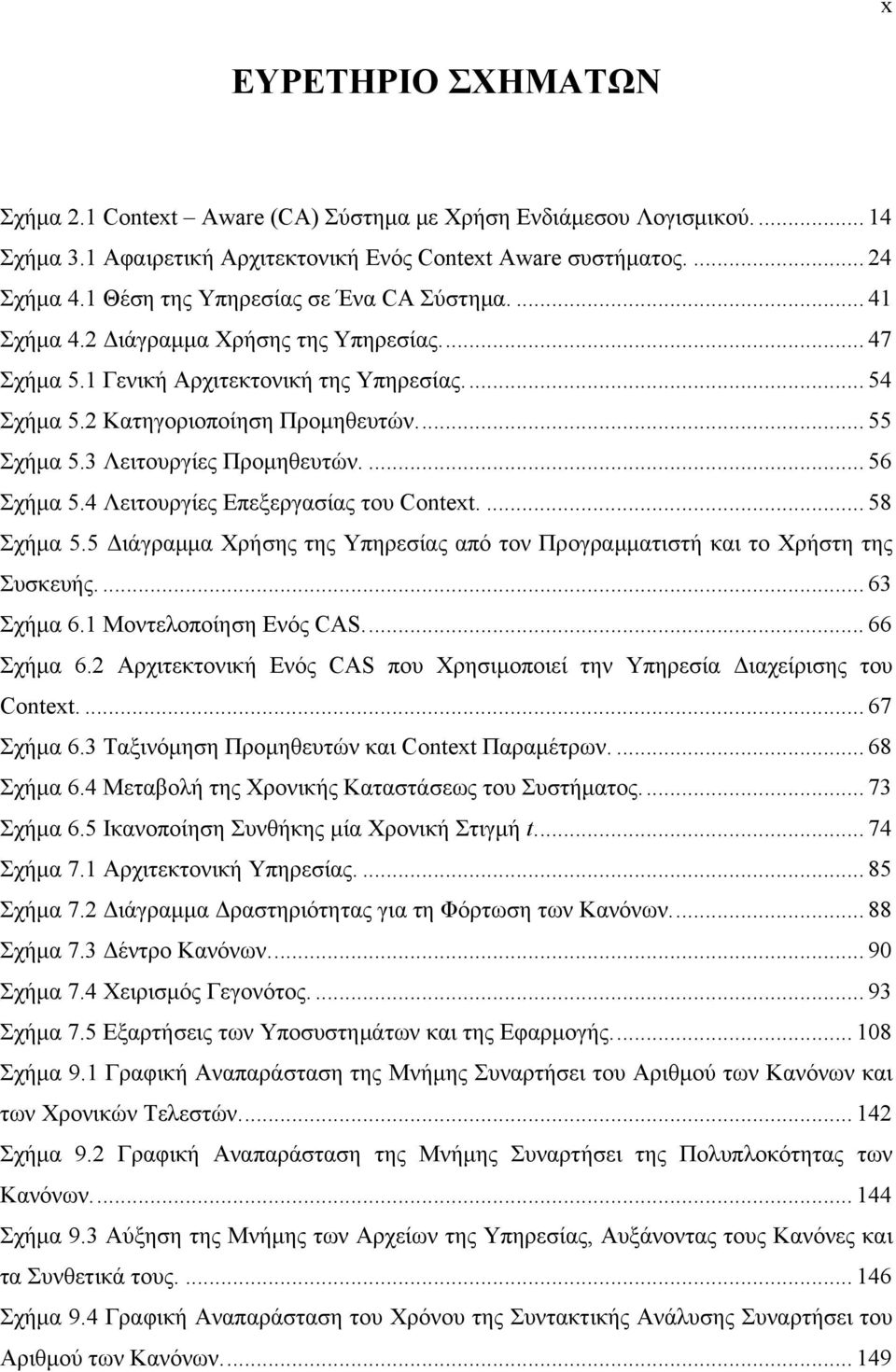 3 Λειτουργίες Προμηθευτών.... 56 Σχήμα 5.4 Λειτουργίες Επεξεργασίας του Context.... 58 Σχήμα 5.5 Διάγραμμα Χρήσης της Υπηρεσίας από τον Προγραμματιστή και το Χρήστη της Συσκευής.... 63 Σχήμα 6.