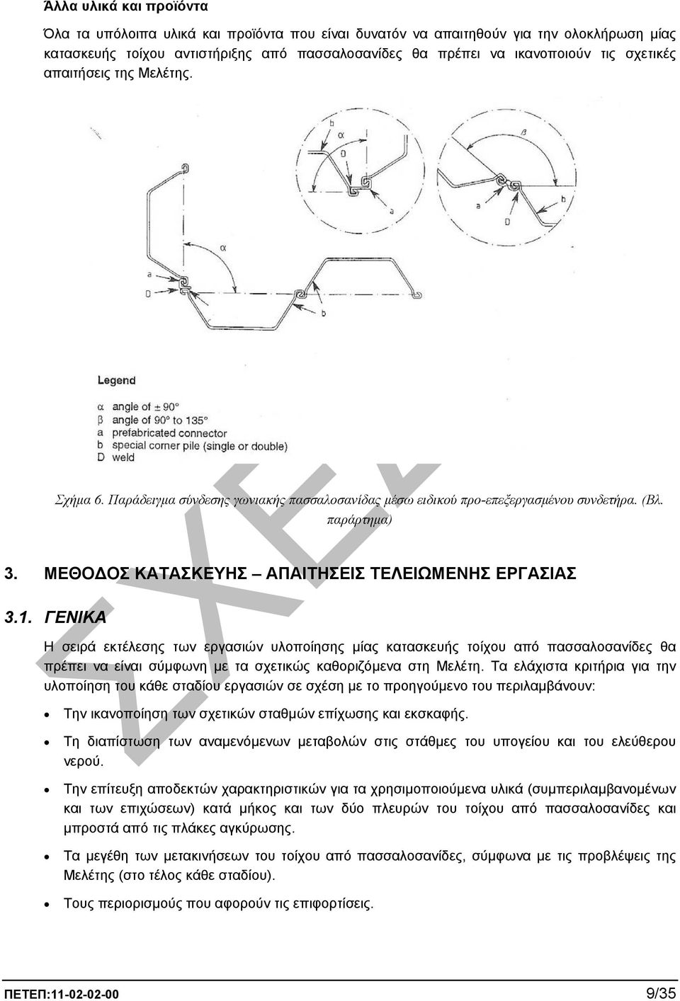 ΜΕΘΟ ΟΣ ΚΑΤΑΣΚΕΥΗΣ ΑΠΑΙΤΗΣΕΙΣ ΤΕΛΕΙΩΜΕΝΗΣ ΕΡΓΑΣΙΑΣ 3.1.