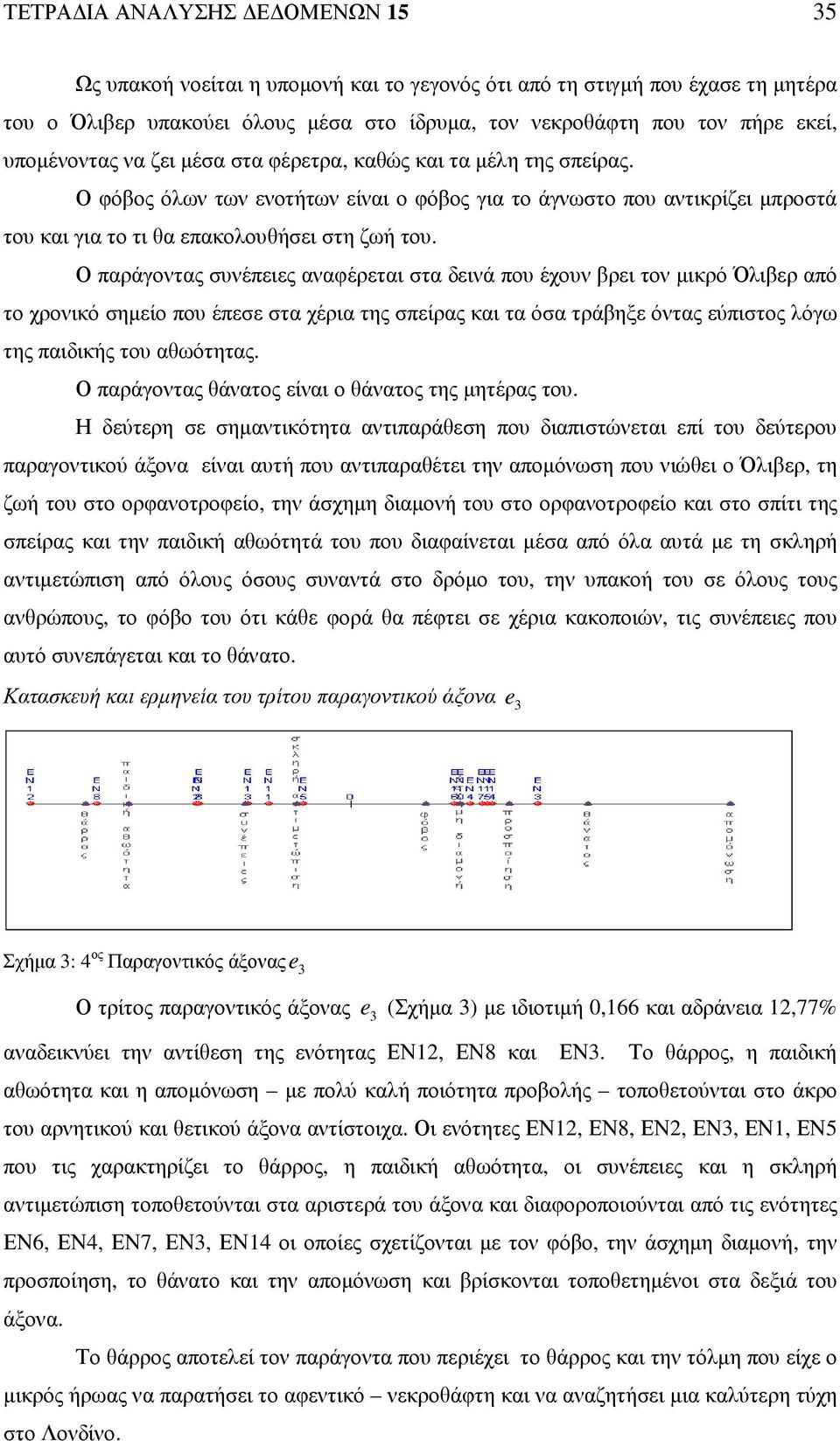 Ο παράγοντας συνέπειες αναφέρεται στα δεινά που έχουν βρει τον µικρό Όλιβερ από το χρονικό σηµείο που έπεσε στα χέρια της σπείρας και τα όσα τράβηξε όντας εύπιστος λόγω της παιδικής του αθωότητας.