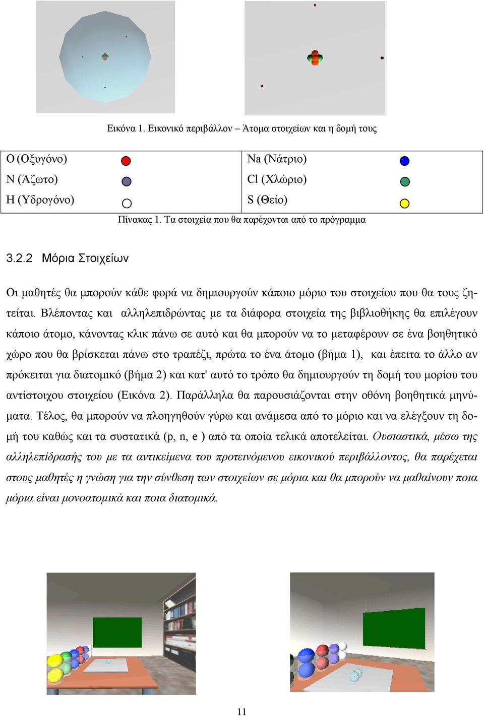 Βλέποντας και αλληλεπιδρώντας με τα διάφορα στοιχεία της βιβλιοθήκης θα επιλέγουν κάποιο άτομο, κάνοντας κλικ πάνω σε αυτό και θα μπορούν να το μεταφέρουν σε ένα βοηθητικό χώρο που θα βρίσκεται πάνω