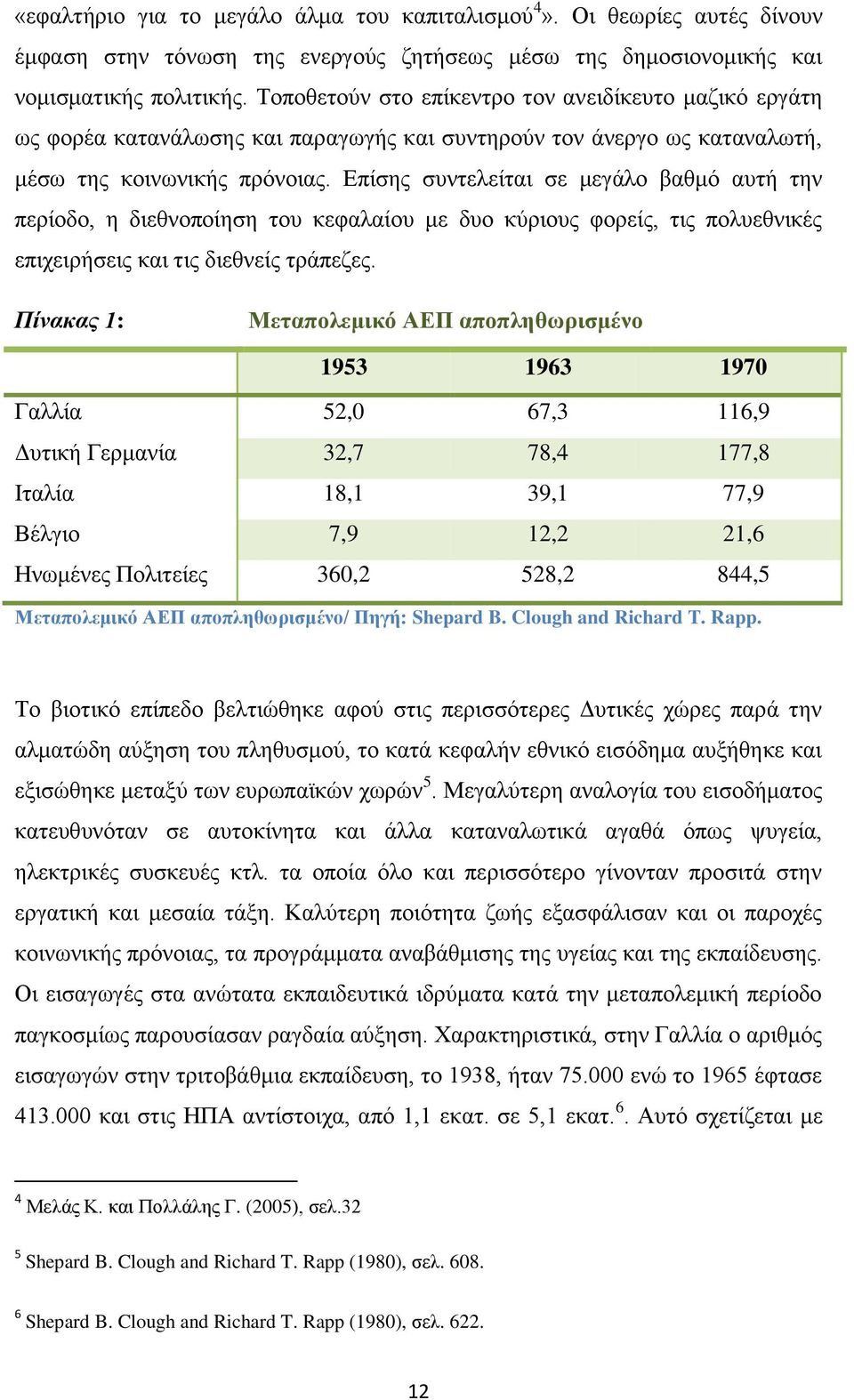 Δπίζεο ζπληειείηαη ζε κεγάιν βαζκφ απηή ηελ πεξίνδν, ε δηεζλνπνίεζε ηνπ θεθαιαίνπ κε δπν θχξηνπο θνξείο, ηηο πνιπεζληθέο επηρεηξήζεηο θαη ηηο δηεζλείο ηξάπεδεο.