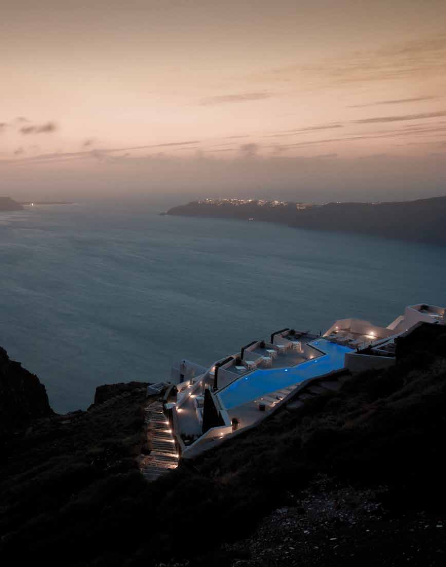 Grace Santorini Hotel & Villa Imerovigli Santorini Island, Greece Ταυτότητα Έργου Project Details ιδιοκτησία: Grace Hotels Group owner: Grace Hotels Group τοποθεσία: Ημεροβίγλι, Σαντορίνη location: