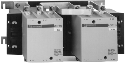 Referene Model F sklopnii za promjenu smjera motora do 132 kw na 45 V u kategoriji AC-3, tvornički ožičeni Upravljački krug : AC ili DC 817791 LC2-F185 3-polni sklopnii za promjenu smjera (za
