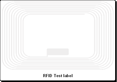 Κεφάλαιο 3: Σχεδίαση και εκτύπωση ετικετών Κεραία σήµανσης RFID στο φόντο 7. Μπορείτε να συνεχίσετε τη σχεδίαση της έξυπνης ετικέτας µε µη RFID δεδοµένα όπως περιγράφηκε στις προηγούµενες ενότητες.