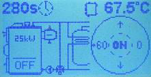 7. KOTOL VIGAS Lambda Control V PREVEDENÍ S ODŤAHOVÝM VENTILÁTOROM SPALÍN Kotol VIGAS Lambda Control využíva informácie o prebytku kyslíka v spalinách z lambda sondy na základe ktorých riadi klapku