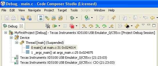 ΣΧΟΛΙΟ Το XDS100 USB Emulator έχει συνδεθεί όπως φαίνεται και στην παρακάτω εικόνα: Στη