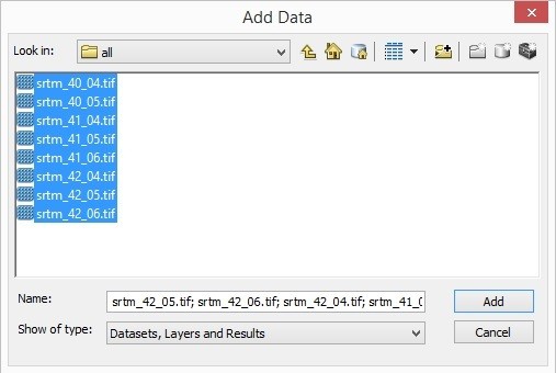 Η επεξεργασία των δεδομένων γίνεται στο λογισμικό GIS ArcMap10.2.