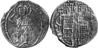 (1341-1347), Κωνσταντινούπολη (1341, στέψη Ιωάννη Ε Παλαιολόγου) Αργυρό βασιλικόν