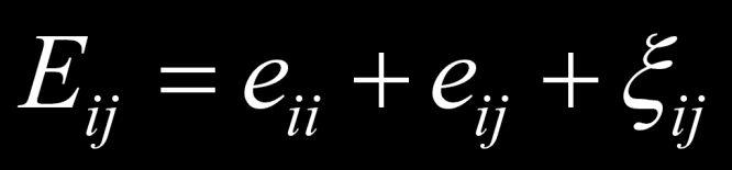 ΟΛΙΚΗ ΠΑΡΑΜΟΡΦΩΣΗ-1 Είναι ένας τανυστής β τάξης που ισούται με το άθροισμα: της κυβικής παραμόρφωσης, e ii, της διατμητικής παραμόρφωσης, e ij και της περιστροφής ξ ij : όπου, e ii = κυβική