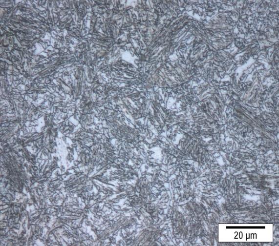 (a) (b) α /γ R Bainite (c) Σχήμα 34: Μικροδομές που λαμβάνονται από το οπτικό μικροσκόπιο για ισοθερμοκρασιακή