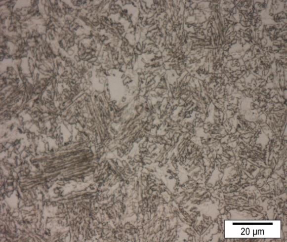 (c) Bainite Carbides Σχήμα 35: Μικροδομές που λαμβάνονται από το οπτικό μικροσκόπιο για ισοθερμοκρασιακή