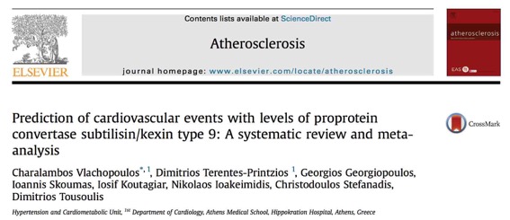 PCSK9 Predicts CV events 9 studies