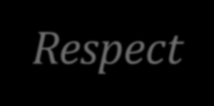 Respect the