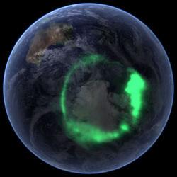 ΚΙΝΗΣΗ ΣΩΜΑΤΙΔΙΩΝ ΣΕ ΜΑΓΝΗΤΙΚΟ ΠΕΔΙΟ-3 NOTIO ΣΕΛΑΣ Aurora australis (September 11, 25) as captured by NASA's IMAGE