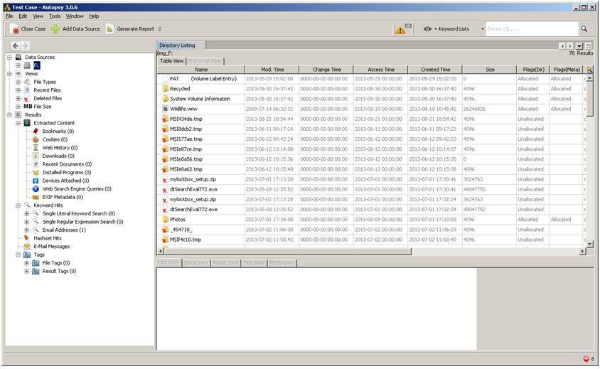 Προσωπικό Εξοπλισμός Υποδομές Για την ανάλυση των αντιγράφων που παράχθηκαν με τα παραπάνω εργαλεία μπορούν να χρησιμοποιηθούν αντίστοιχα «ελεύθερα» λογισμικά ανάλυσης δεδομένων, όπως το Sleuth Kit