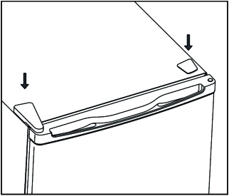 Reverse Door 5. Unscrew and remove the bottom hinge pin, turn the bracket over and replace it. 180 6. Refit the bracket fitting the bottom hinge pin. Replace both adjustable feet. 7.