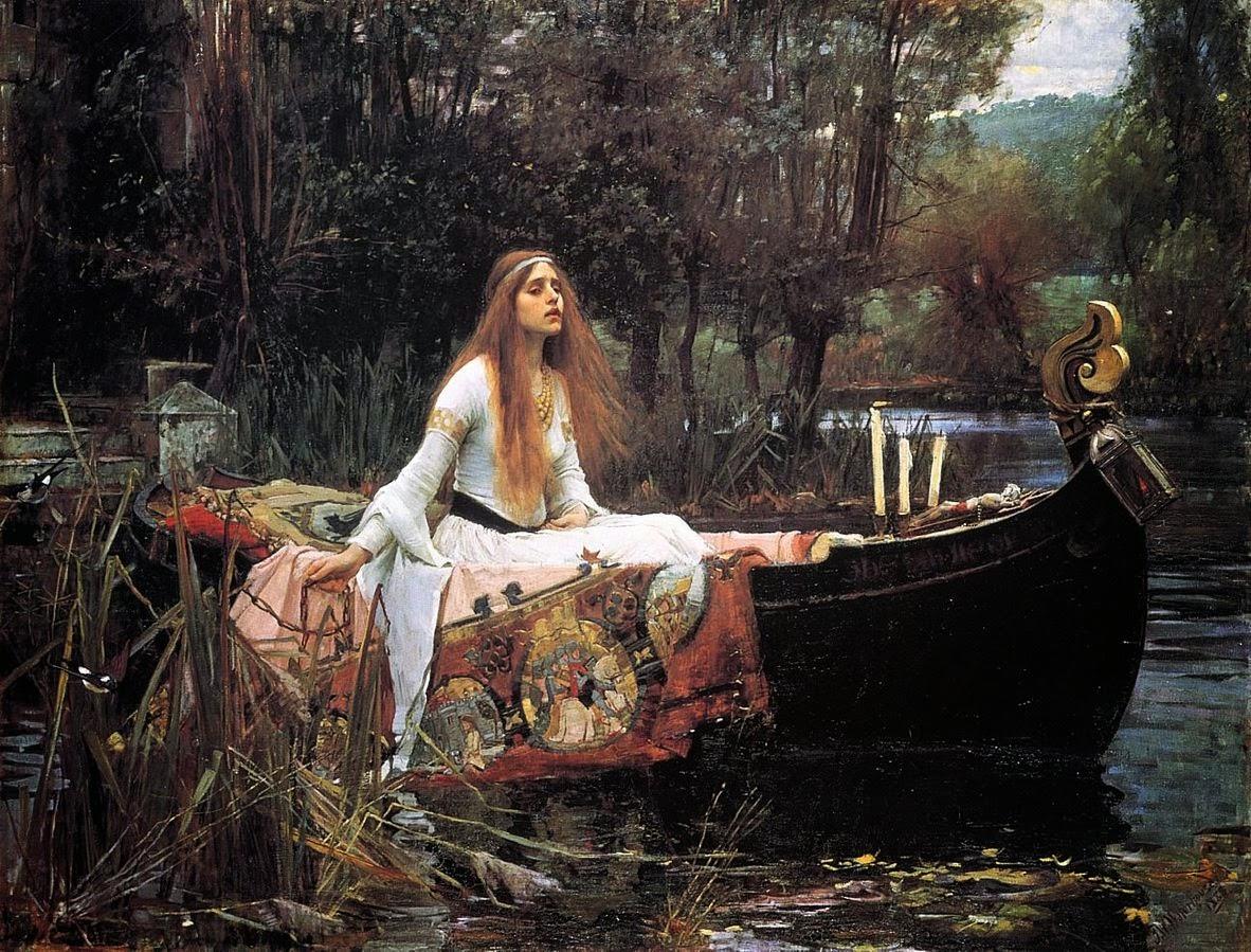 Ιστορία πορτραίτου John Williams Waterhouse - The Lady of Shalott "Όνειρα της θλίψης και της χαράς", Raffaello Monti Λονδίνο, 1861 Στις αρχές του 19ου αι, με το