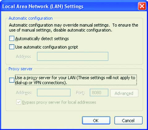 4. Θα ανοίξει το παράθυρο Ρυθμίσεις LAN ( LAN Settings ).