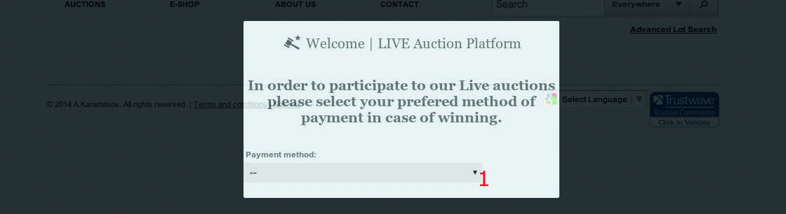 How to bid in our LIVE Auctions -- Postal Bids -- You can place a postal bid in our LIVE Auctions by phone, fax, email and of course via our website.