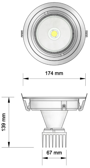 DLR-V Series Διαστάσεις Φωτιστικό LED ψευδοροφής Η σειρά φωτιστικών ψευδοροφής DLR-V διαθέτουν μεγάλο εύρος φωτεινής ισχύος, θερμοκρασίας χρώματος και δείκτη χρωματικής απόδοσης.