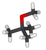 Methyl tertiary-butyl ether MTBE Μοριακός Τύπος C 5 H 12 O Μοριακό Βάρος 88.15 g/mol Ιδιότητες Πυκνότητα.744 g/cm³ Σημείο τήξης 19 C Σημείο βρασμού 55.