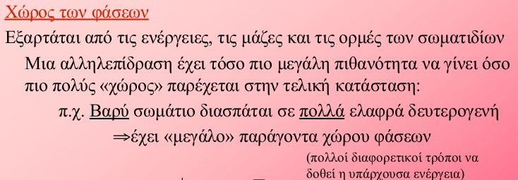 Χρυσός κανόνας του Fermi M i f = <f H I NT i> = πλάτος της διαδικασίας ή martrix element.