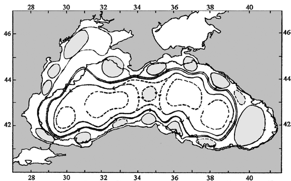 9 ο Πανελλήνιο Συμπόσιο Ωκεανογραφίας & Αλιείας 2009 - Πρακτικά, Τόμος Ι λασσας, φαινόμενα που σχετίζονται με ανύψωση της επιφάνειας του πυκνοκλινούς στο μέσον της λεκάνης και βύθισή του στην