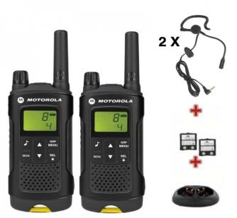 TLKR-ΧΤ180 5031753006662 14587-0180 XT180 WALKIE-TALKIE ΜΕ ΑΚΟΥΣΤΙΚΑ ΚΑΙ ΦΑΚΟ Εμβέλεια: μέχρι 10 km * 121 ιδιωτικοί κωδικοί 10 ήχοι κλήσεις Ακουστικά με μονό βύσμα Μέχρι 14 ώρες αυτονομία 500mW