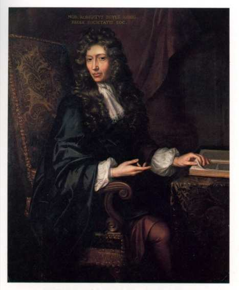 Ο Robert Boyle (1627-1691) Διατύπωσε την υπόθεση της παγκόσμιας ύλης και την έννοια των ατόμων με διαφορετικό μέγεθος και σχήμα Όρισε το χημικό στοιχείο (The ScepticalChymist, 1661) Και,