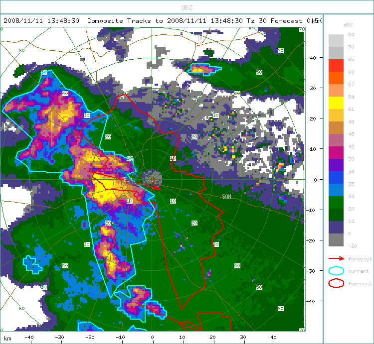 Lynstorms (Squall line) n Georganiseerde lyn