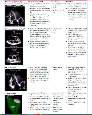 RV function ASE/EACVI European Heart