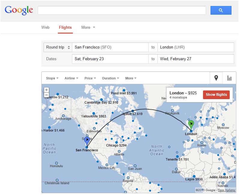 Google travel