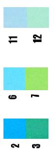 15 Εικόνα 5 : Η σειρά των χρωμάτων με βάση το συντελεστή ανακλαστικότητας ΠΑΡΑΤΉΡΗΣΗ 2 Το χρώμα με τη μεγαλύτερη ανακλαστικότητα είναι το 16 (λευκό), ενώ αυτό με τη μικρότερη - δηλαδή με το