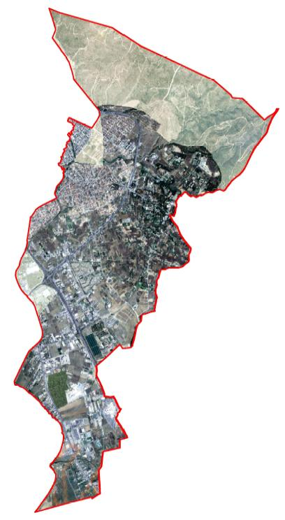 με εγκεκριμένο σχέδιο με τοπικά ρυμοτομικά σχέδια σε απόσταση 1,5 χλμ. από τον κύριο οικισμό της Πυλαίας. Χάρτης 2:. Δημοτική Εν