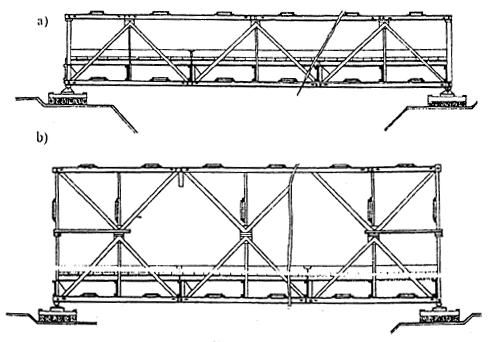 Ťažká mostová súprava TMS je cestný vojenský normovaný skladací most (obr. 4.58) s dolnou mostovkou so šírkou 4,0 m.