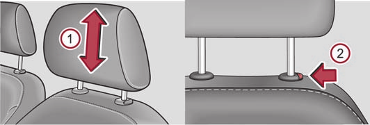 Καθίσματα και χώροι φόρτωσης 77 Ο καθρέφτης επανέρχεται στην αρχική του θέση, όταν γυρίζετε το περιστροφικό κουμπί σε κάποια άλλη θέση εκτός από ή όταν το αυτοκίνητο κινείται με ταχύτητα άνω των 15