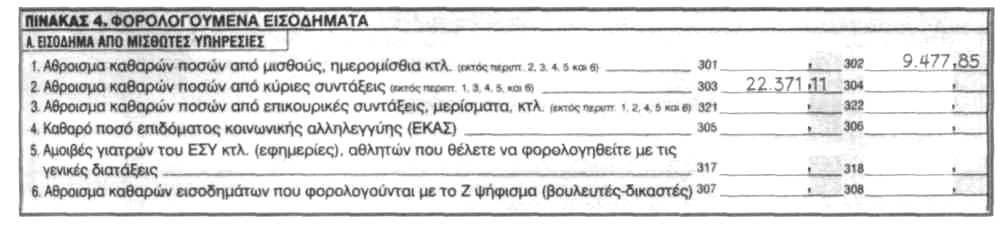 συλλογική σύμβαση. Σε καμία άλλη περίπτωση εκτός από τους παραπάνω λόγους δεν μειώνονται τα αναδρομικά αλλά δηλώνονται με συμπληρωματική δήλωση στο χρ