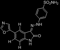 IC5: CDK2/CCyclinE Ανιλινικά παράγωγα: Μια τρίτη ομάδα παραγώγων του οξινδολίου έχει να κάνει με υποκατάσταση όχι μόνο στη θέση 4, όπως τα ανάλογα 7 παραπάνω, αλλά και στις θέσεις 5, 6, 7 και Χ όπως
