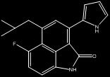 IC5: CDK2/CCyclinE IC5: CDK2/CCyclinE 3,5,6-trisubstituted naphthostyril: Βλέπουμε τη σχέση δομής-δράσης αυτής της κατηγορίας παρακάτω: 6 5 4 3 2 1 5 1 15 2 25 3 Εικόνα 41: Σχέση δομής-δράσης