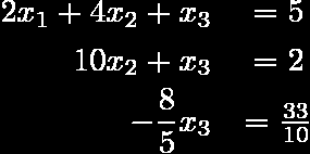 Παράδειγμα: απαλοιφής Gauss με α ) οδήγηση.
