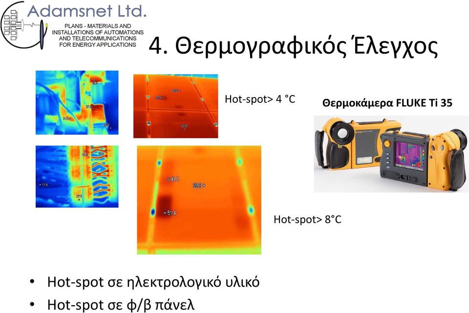 35 Hot spot> 8 C Hot spot σε