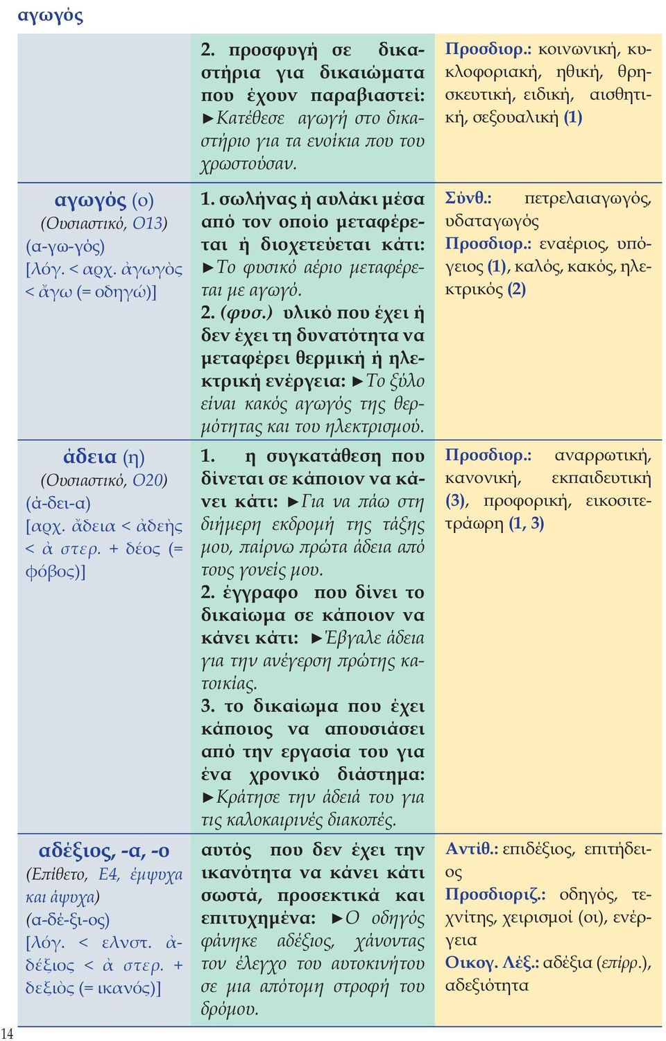 προσφυγή σε δικαστήρια για δικαιώματα που έχουν παραβιαστεί: Κατέθεσε αγωγή στο δικαστήριο για τα ενοίκια που του χρωστούσαν. 1.