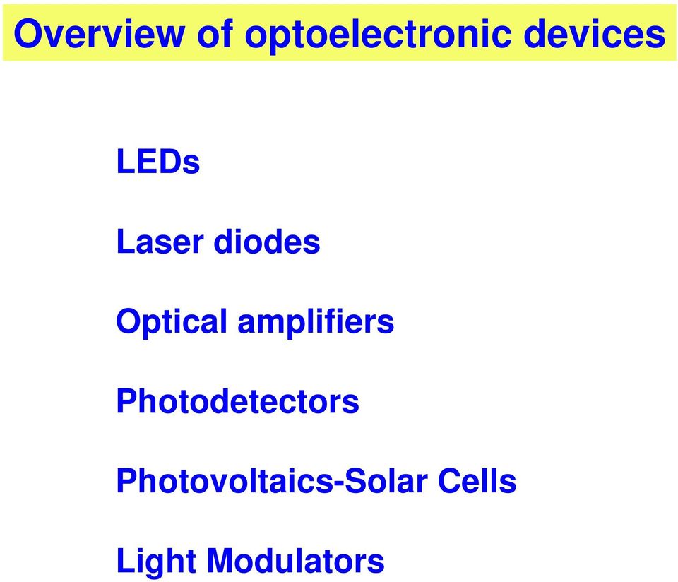 Optical amplifiers