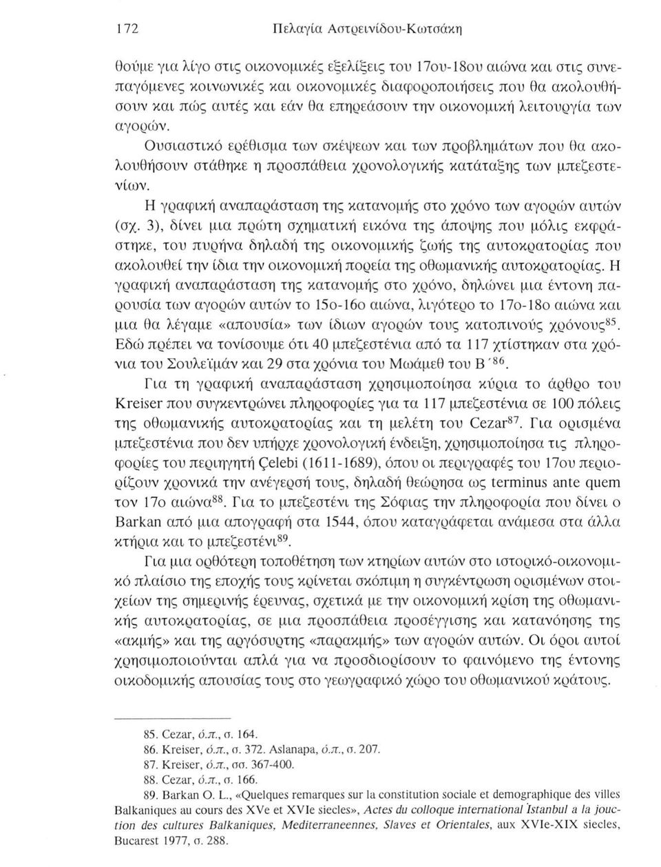 Η γραφική αναπαράσταση της κατανομής στο χρόνο των αγορών αυτών (οχ.