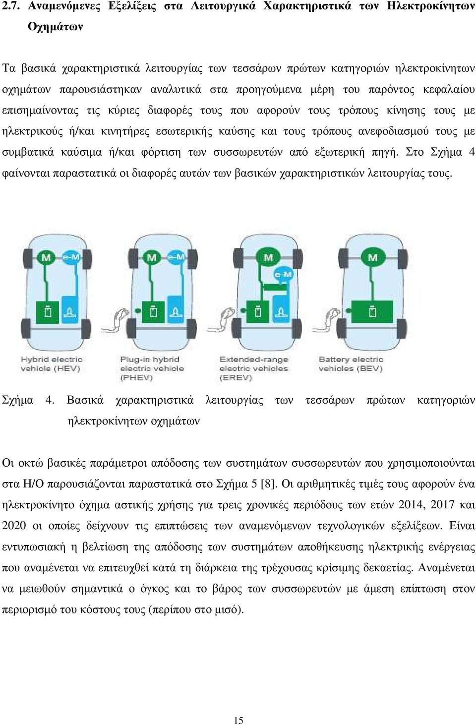 ανεφοδιασµού τους µε συµβατικά καύσιµα ή/και φόρτιση των συσσωρευτών από εξωτερική πηγή. Στο Σχήµα 4 